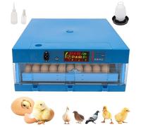 Incubadora con giro automático | Incubadora de huevos totalmente electrónica para hasta 64 huevos de gallina | Incubadora profesional con control de temperatura y humedad para una alta tasa de