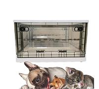 Incubadora de atomización para mascotas, caja de nebulización para cachorros, caja de terapia de oxígeno para perros y gatos, caja nebulizadora para gatitos, incubadora de mascotas para tratamiento de