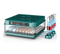 Incubadora de Huevos 48/56/64/98/120/128 Completamente automática para Pollitos con volteador automático y adición de Agua, incubadoras de Granja para Huevos de Pollo, Pato, Ganso
