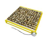 Incubadora de huevos de diseño HopeU5 tipo rodillo 13 tubos bandeja giratoria de huevos con motor de 12 V / 220 V nacedora para pollos, patos, pájaros (13tubes-220V)