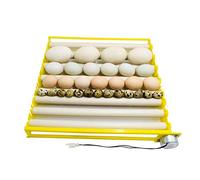 Incubadora de huevos de diseño HopeU5 tipo rodillo 7 tubos bandeja giratoria de huevos con motor de 12 V / 220 V nacedora para pollos, patos, pájaros (7tubes-220V)