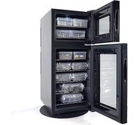 Incubadora de Huevos de Reptiles 62L, Control Inteligente Doble de Temperatura y Humedad, Pantalla LED de Alta Precisión, Silenciosa para Criadores Profesionales
