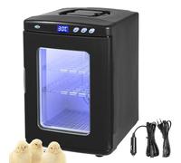 Incubadora de huevos de reptiles de 25 l con control de temperatura e iluminación LED, ideal para camaleones, lagartos, tortugas, caja de termostato de laboratorio científico de 5 ° C-60 °C