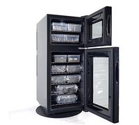 Incubadora de huevos de reptiles, pantalla LED grande de alta precisión, control inteligente de temperatura de doble sistema, funcionamiento sin ruido, ideal para cultivadores profesionales