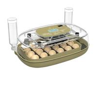 Incubadora de huevos para el hogar con temperatura de giro automático, pantalla de humedad, alarma de humidificación, equipo de cría