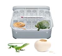 Incubadora de Huevos Transparente - de reproducción de Gecko de Gran Capacidad | de Plataforma de Huevo de incubación de Reptil versátil | Incubadora de Reptiles para pequeños Reptiles