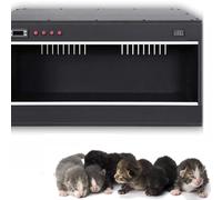 MIAOMI Incubadora para Cachorros y Gatos, criadoras para Mascotas Grandes, incubadora Multiusos para Perros y Gatos para el hogar (60 x 50 x 50 cm)(Negra,80X50X50cm)