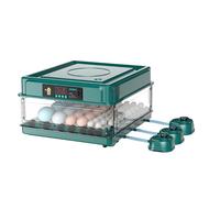 Incubadora totalmente automática, 15/30/48 huevos, incubadora con rotación automática de huevos y humidificación, ideal para huevos de gallina, codorniz y pato (48 huevos)