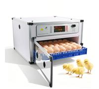 Incubadoras de huevos, máquina incubadora automática con girador de huevos integrado y controlador de temperatura y monitoreo de humedad, para pollitos, patos, gansos, palomas, loros (68 huevos)
