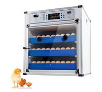 Incubadoras De Huevos Volteador Automático Control De Temperatura Y Humedad Criadora para Pollitos Aves De Corral para Pavos Codornices Loros Palomas 204eggs