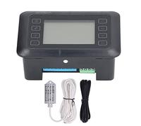 Incubator Controller Fully Automatic Digital Temperature Humidity Control Smart Thermostat for Eggs Duck Goose Pigeon Quail Parrot Peacock Hatching Machine Accessories ABS 14x9x6cm (ZL-7901A)