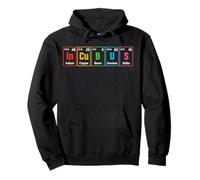 Incubus (In-Cu-B-U-S) Elementos de tabla periódica Regalo Sudadera con Capucha