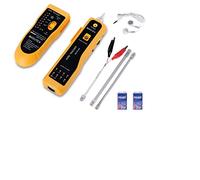 Incutex detector rastreador de cables red, buscador RJ45/RJ11 para líneas telefónicas, LAN, localizador de línea Cat5 Cat6 Ethernet para cables red o de alimentación con auriculares, pilas incluidas