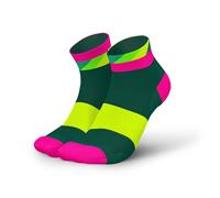 INCYLENCE Calcetines de running - Calcetines cortos ultraligeros para correr para hombre y mujer, Strides Petrol Pink, 35-38