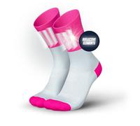 INCYLENCE Calcetines para correr de alta visibilidad con reflectores, funcionales y transpirables para máxima visibilidad, 1 par, V3 Pink, 35-38
