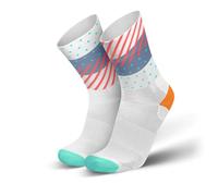 INCYLENCE Mirrored - Calcetines de compresión largos - Ligeros, funcionales y transpirables - Con protección antiampollas - Ideales para correr y triatlón - Tallas 35-46