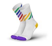 INCYLENCE Pride - Calcetines de correr transpirables para hombre y mujer, arco iris, 39-42
