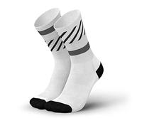INCYLENCE Running - Calcetines largos para correr con compresión específica, para hombre y mujer, 1 par, Blanco, 39-42