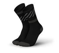 INCYLENCE Running - Calcetines largos para correr con compresión específica, para hombre y mujer, 1 par, Negro, 39-42