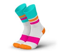 INCYLENCE ULTRALIGHT - Calcetines para correr para hombre y mujer, transpirables, ultrafinos, 1 par, Tracks Cyan Pink, 39-42