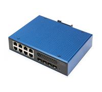 Ind. 8+4SFP+PortL2 managed Gigabit Ethernet POE Sw 8 x GE RJ45 +4 SFP+ Port, PoE