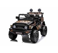 INDALCHESS Coche eléctrico de niño, Cruiser 12v, Camuflaje, niños de 1 a 3 años, Asiento plástico, Ruedas plástico (Camuflaje)