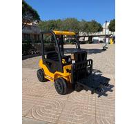 Indalchess Torillo-Carretilla elevadora 12v, Amarillo, eva, Cuero, 12V10ah, 2.4ghrc, para niños de 1 a 6 años