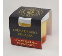 Indalitos - Crema de rulo de cabra con mermelada de pimiento - Pack de 3 x 100g