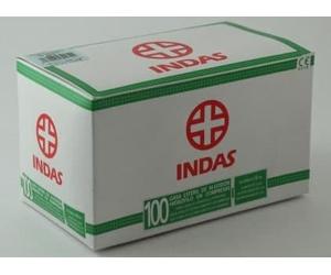 Indas Apósito de Gasa Estéril de Algodón Hidrófilo 100 unidades 10x10cm - Cura, Heridas