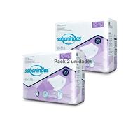 INDAS SABANINDAS - Pack 2 Paquetes de 20 Protectores de Cama Extra 80 x 180 - Protectores Absorbentes, Ideal para Incontinencia, Confort y Seguridad - Libre de Látex