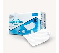 Indas - Salva Camas Sabanindas 60x40 25 uds Extra - Pack de 1 Unidad