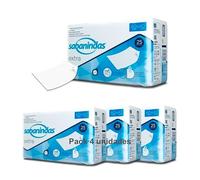 Indas - Salva Camas Sabanindas Extra - Pack 4 Paquetes de 25 Protectores de 60 x 40 - Protectores Absorbentes, Ideal para Incontinencia, Confort y Seguridad - Libre de Látex