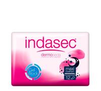 Indasec Compresa para incontinencia Dermoseda Maxi Night 12 unidades