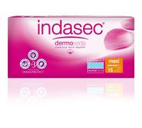 Indasec discreet compresa incontinencia maxi - 15 unidades