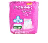 Indasec Discreet Pant Super Talla Media, 10 unidades