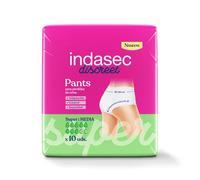Indasec Discreet Pant Super Talla Media, 10 unidades
