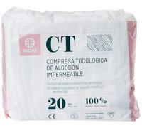 Indasec Maternity Compresa Tocológica Algodón Impermeable - 20 Piezas