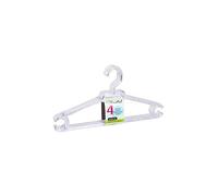 Inde 49928 Set 4 Perchas Cristal, 42 x 20 cm