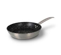 INDE SANTA CLARA | Sartén Platinum 28 cm aluminio forjado 2,6 mm con mango de acero, sartén antiadherente full induction, apta para inducción, gas, vitro y eléctrica, sartenes inducción cocina diaria