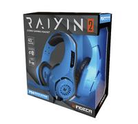 Indeca Raiyin 2 Auriculares Gaming Multiplataforma Azules