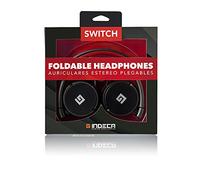 Indeca Gaming- Auriculares casco plegables para consola Nintendo Switch con conexión minijack