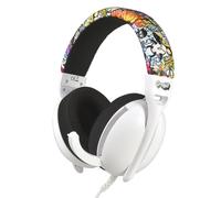 Cascos Gamer Compatible con PS5, PS4, XBOX, Switch, PC y Smartphone | Headset Gaming: Auriculares ergonómicos con Sonido estéreo y micrófono retráctil | Cable de 1,1 Metros con Entrada Universal de 3.