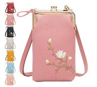Indefinitet/Declrationun Women Sling Cross, Forever Women Sling Cross-Body Wallet, Phone Purses With Crossbody Strap (Dark Pink)