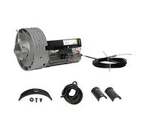 INDEM Motor para amortiguador ROLL180E con freno de 180 kg, eje 60/48, diámetro 200/220