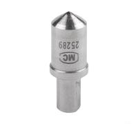 Indentador de acero para probador de dureza Rockwell 1 2 3 con ángulo de cono de 120 grados WC Material soldado en sustrato de acero inoxidable para medir acero endurecido en aplicación de inspección