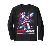 INDEPEN-Dance Day 4th of July Master Builder Blocks Bricks Manga Larga