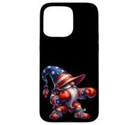 Independence Day GNOME In American Flag Hat For Boxing Gym Carcasa para iPhone 15 Pro MAX