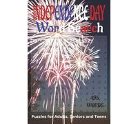 Independence day themed word search.: Book is 6 X 9 inches,110 pages with 55 Puzzles and 495 words with mostly easy to read print. Each puzzle ... vertically, diagonally, forward, or backward.