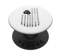 Independence Day USA Flag Boxing Patriotic Boxer PopSockets PopGrip Adhesivo