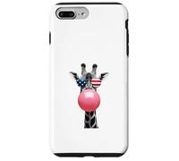 independence day USA FLAG Summer Giraffe Carcasa para iPhone 7 Plus/8 Plus